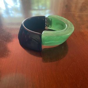 Angela Caputi Navy and Green Bracelet